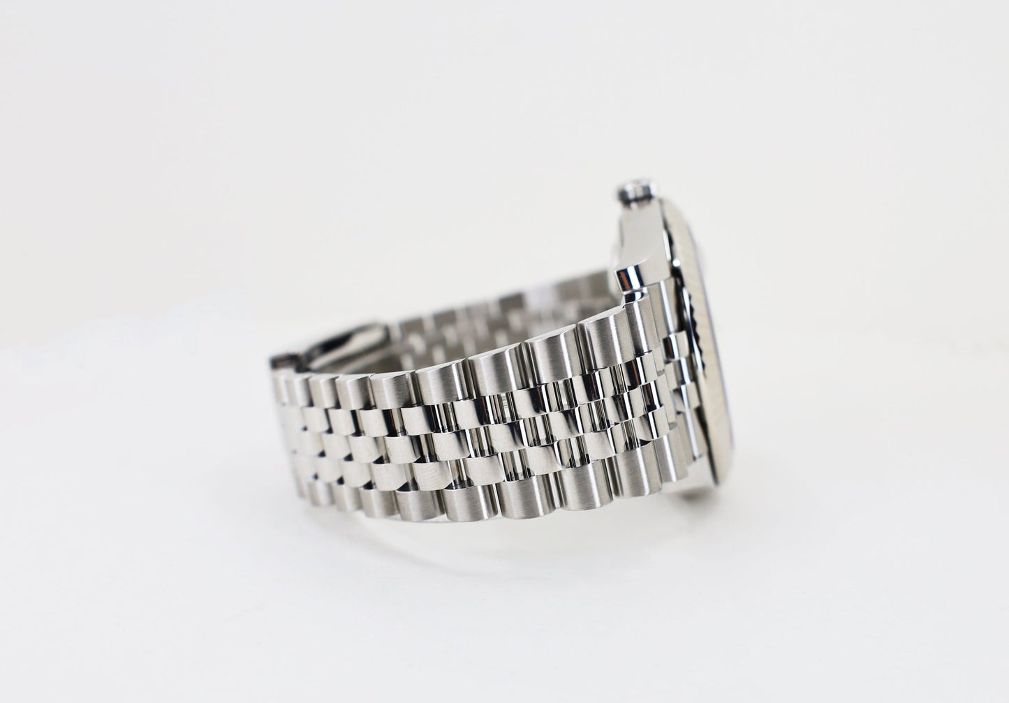 Rolex Datejust 41 White Gold/Steel White Index Dial Fluted Bezel Jubilee Bracelet 126334 - Luxury Time NYC