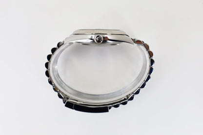 Rolex Datejust 41 White Gold/Steel White Index Dial Fluted Bezel Jubilee Bracelet 126334 - Luxury Time NYC