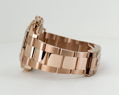 Rolex Daytona 116505 Black Index Pink Subdials Rose Gold Oyster Chronograph - Luxury Time NYC