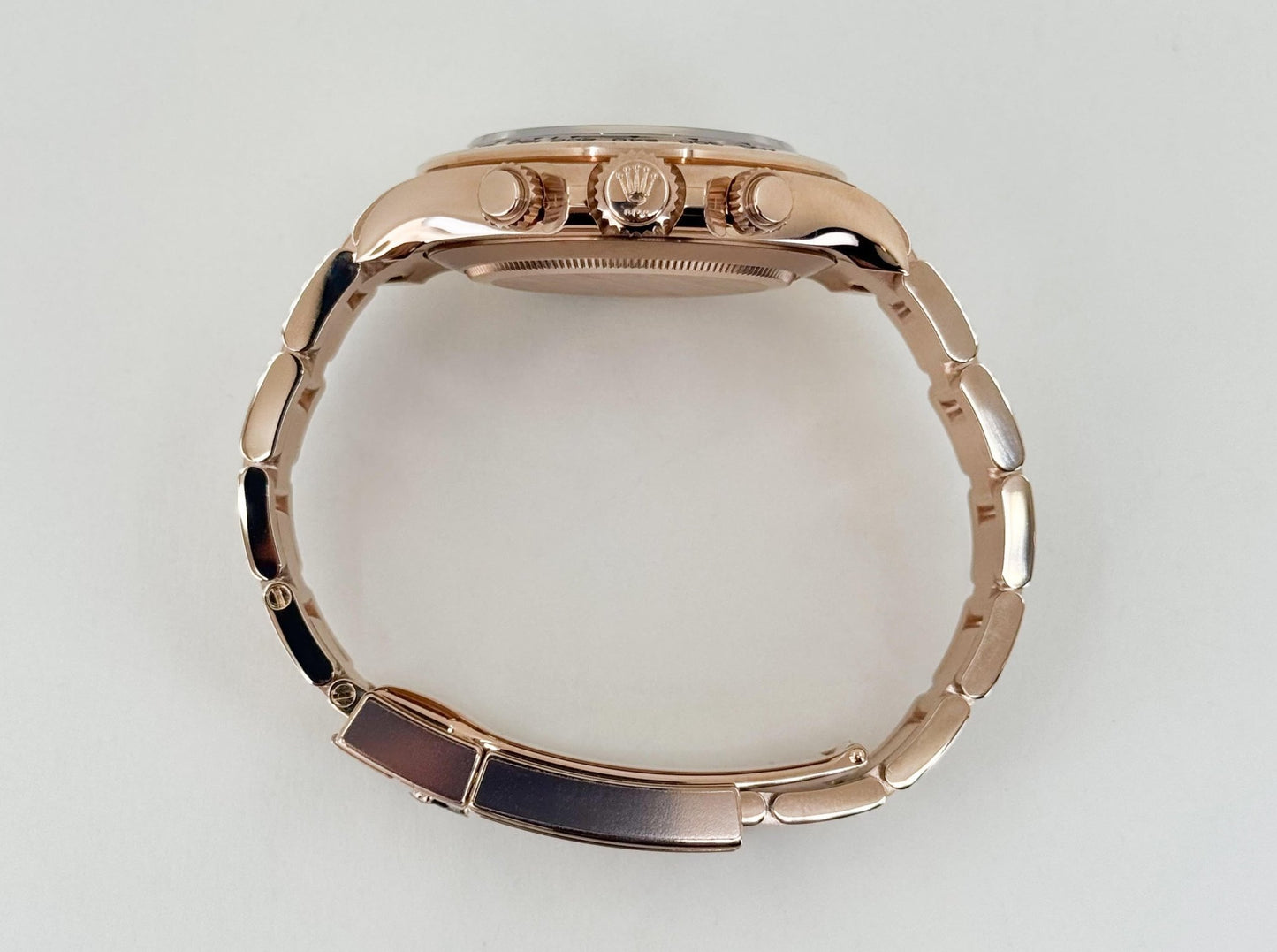 Rolex Daytona 116505 Black Index Pink Subdials Rose Gold Oyster Chronograph - Luxury Time NYC