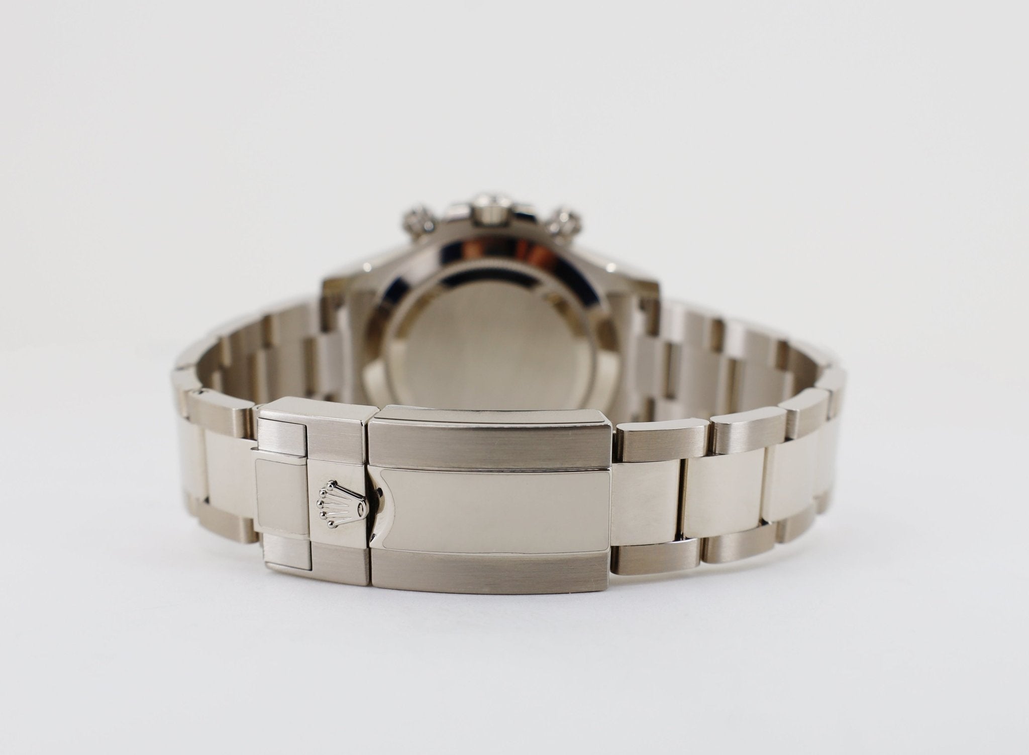 Shop Rolex Daytona White Gold Steel/Silver Dial - 116509 – Luxury