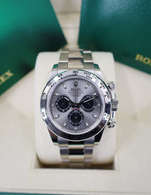 Load image into Gallery viewer, Rolex Daytona White Gold Steel/Silver Index Dial White Gold Bezel Oyster Bracelet 116509 - Luxury Time NYC