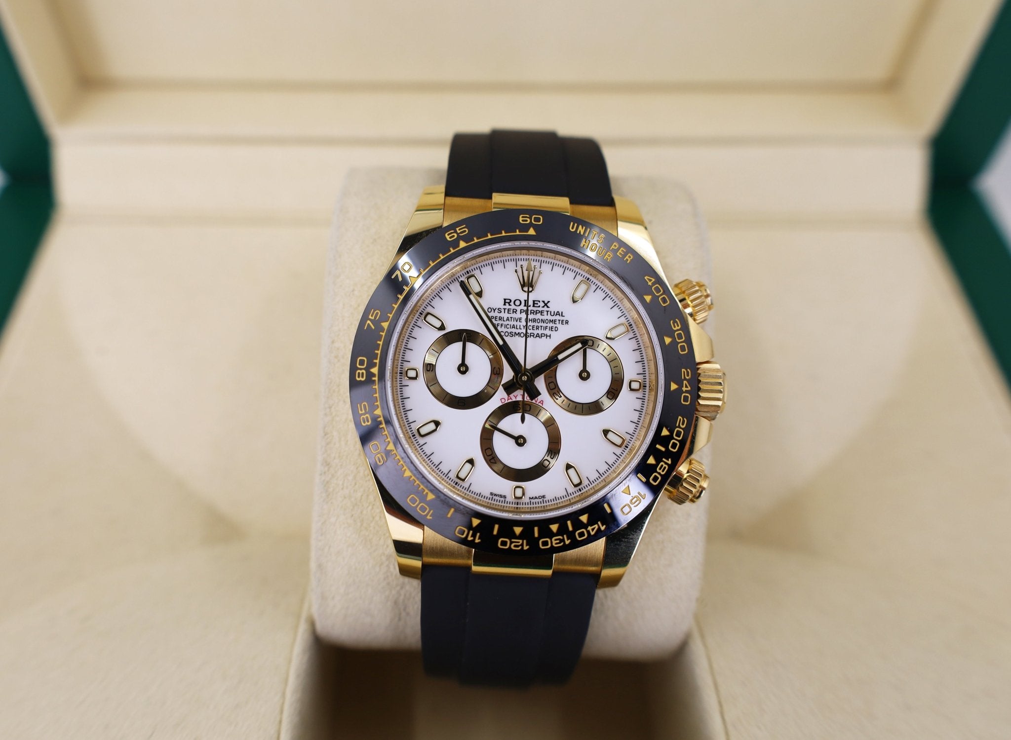 Rijd weg Garantie Vallen Buy Rolex Daytona Yellow Gold 40mm 116518LN – Luxury Time NYC