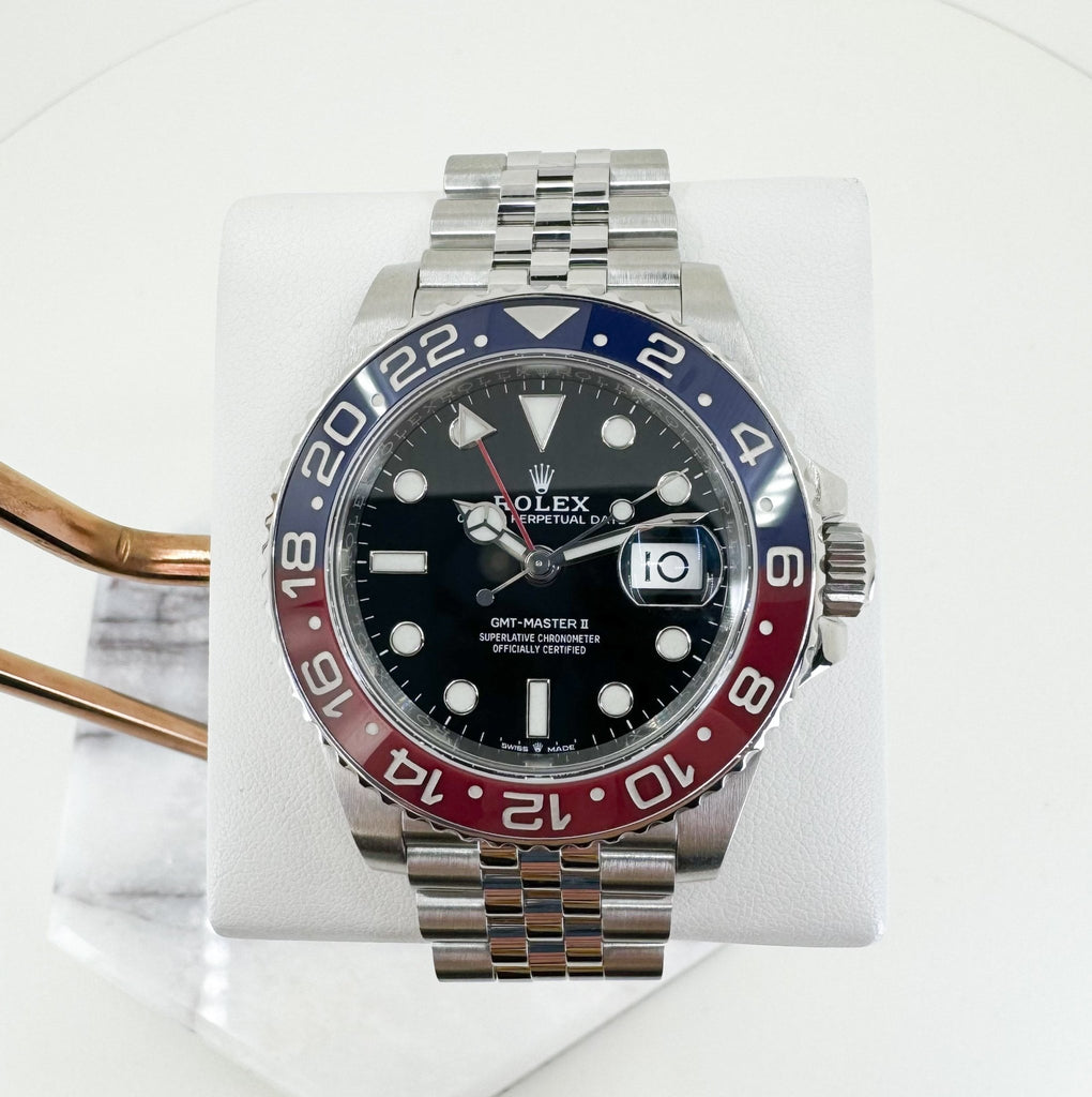 Rolex Replica Watch GMT Master II 18K White Gold Pepsi Bezel 116719 – $29  Replica Watches Online Outlet, Cheap Replica Watches UK Store