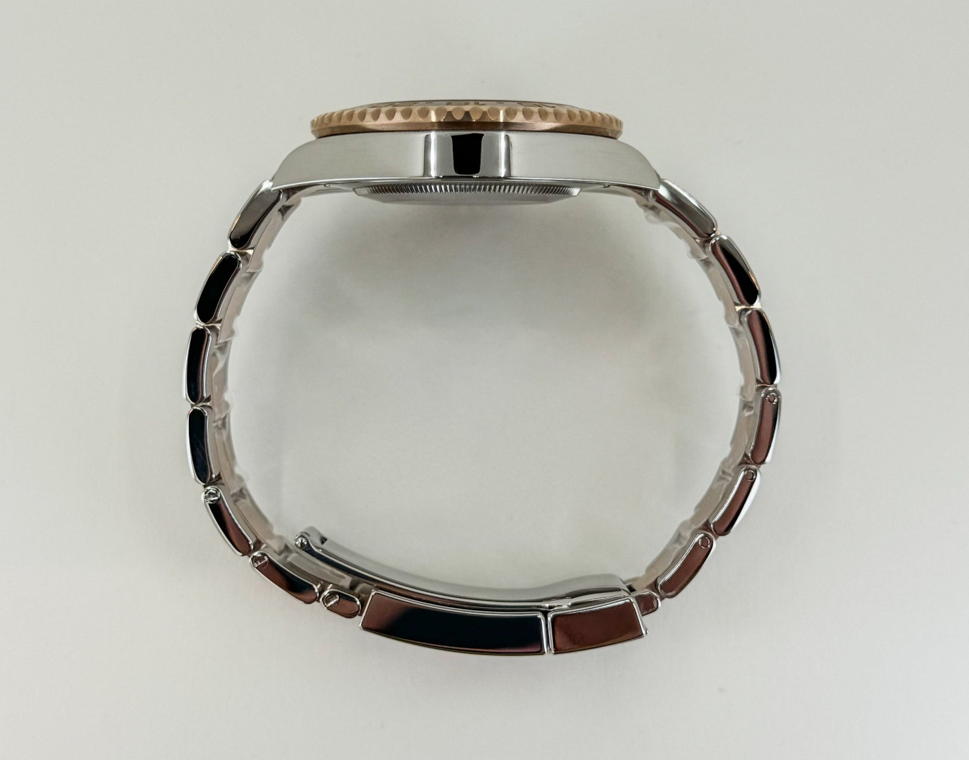 Rolex GMT Master II Root Beer Rose Gold/Steel Black Dial Black/Brown Ceramic Bezel 126711CHNR - Luxury Time NYC