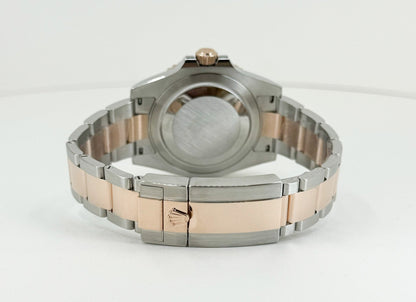 Rolex GMT Master II Root Beer Rose Gold/Steel Black Dial Black/Brown Ceramic Bezel 126711CHNR - Luxury Time NYC