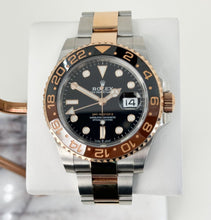 Load image into Gallery viewer, Rolex GMT Master II Root Beer Rose Gold/Steel Black Dial Black/Brown Ceramic Bezel 126711CHNR - Luxury Time NYC
