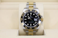 Load image into Gallery viewer, Rolex GMT Master II Yellow Gold/Steel Black Dial Ceramic Bezel Oyster Bracelet 116713LN - Luxury Time NYC INC