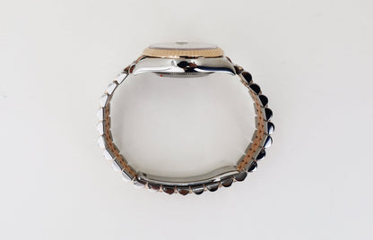 Rolex Lady-Datejust 31 Rose Gold/Steel Rhodium Index Dial & Fluted Bezel Jubilee Bracelet 278271 - Luxury Time NYC