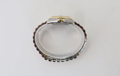 Rolex Lady-Datejust 31 Yellow Gold/Steel Olive Green Roman Diamond VI Dial & Fluted Bezel Jubilee Bracelet 278273 - Luxury Time NYC