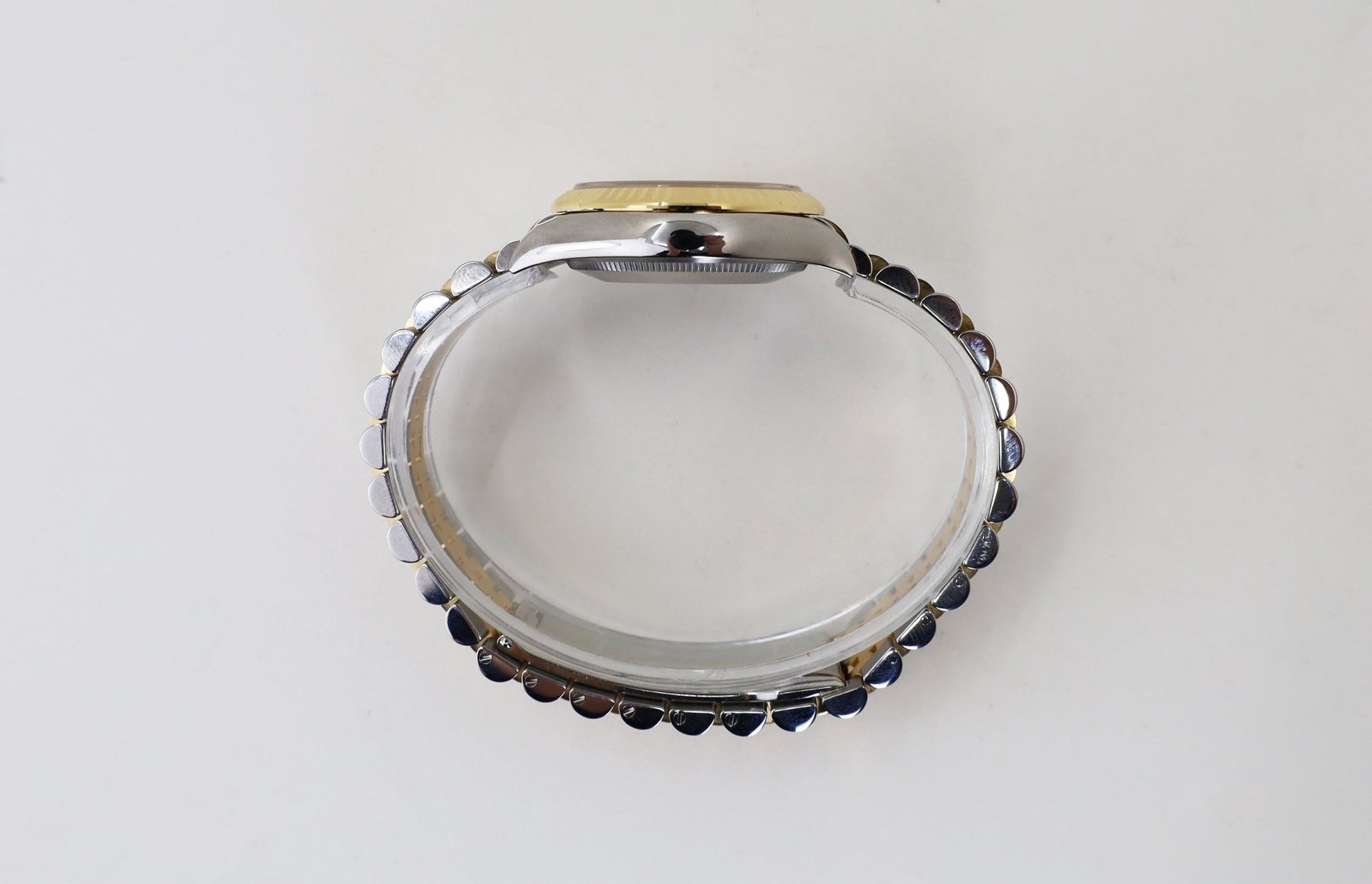 Rolex Lady-Datejust 31 Yellow Gold/Steel Olive Green Roman Diamond VI Dial & Fluted Bezel Jubilee Bracelet 278273 - Luxury Time NYC