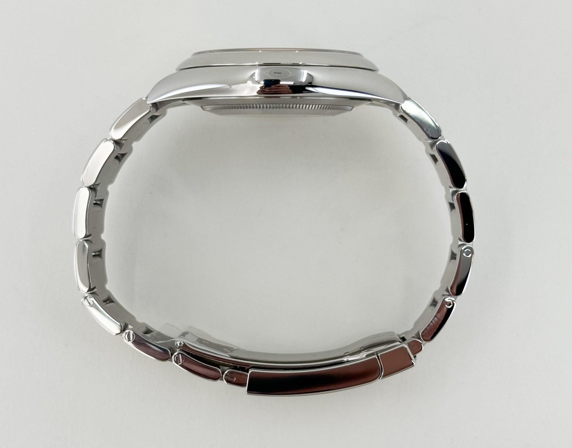 Rolex Oyster Perpetual 41 Watch - Domed Bezel - Turquoise Blue Celebration Motif Index Dial - Oyster Bracelet - 124300 - Luxury Time NYC