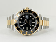Load image into Gallery viewer, Rolex Sea-Dweller 43mm Case Yellow Gold/Steel Black Luminous Dial &amp; Ceramic Bezel Oyster Bracelet 126603 - Luxury Time NYC