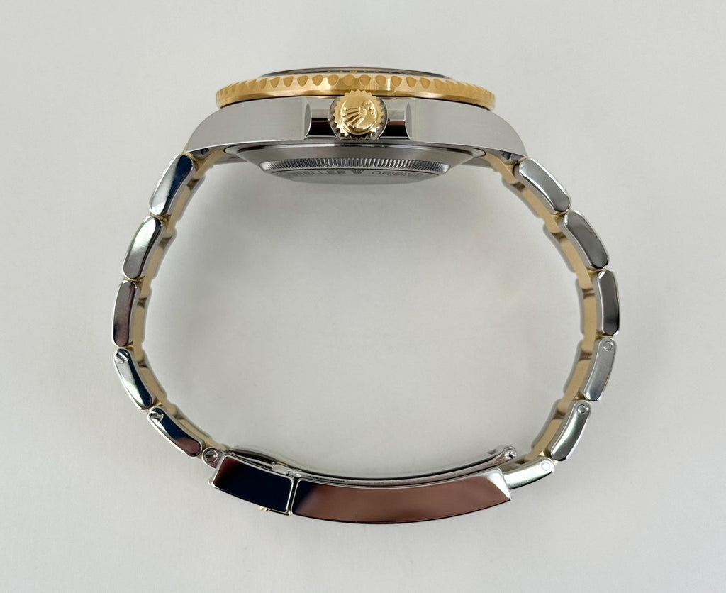 Rolex Sea-Dweller 43mm Case Yellow Gold/Steel Black Luminous Dial & Ceramic Bezel Oyster Bracelet 126603 - Luxury Time NYC