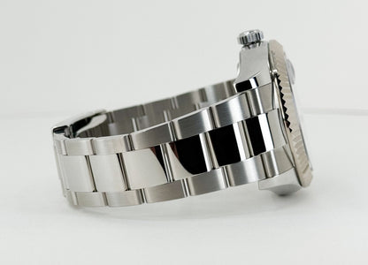 Rolex Sky-Dweller Stainless Steel Blue Index Dial Fluted White Gold Bezel Oyster Bracelet 326934 - Luxury Time NYC