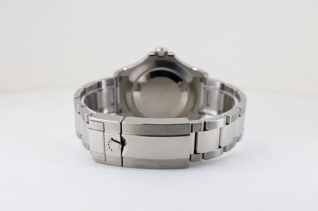 Rolex Steel and Platinum Yacht-Master 40 Watch - Dark Rhodium Dial - 3235 Movement - 126622 dkrh - Luxury Time NYC
