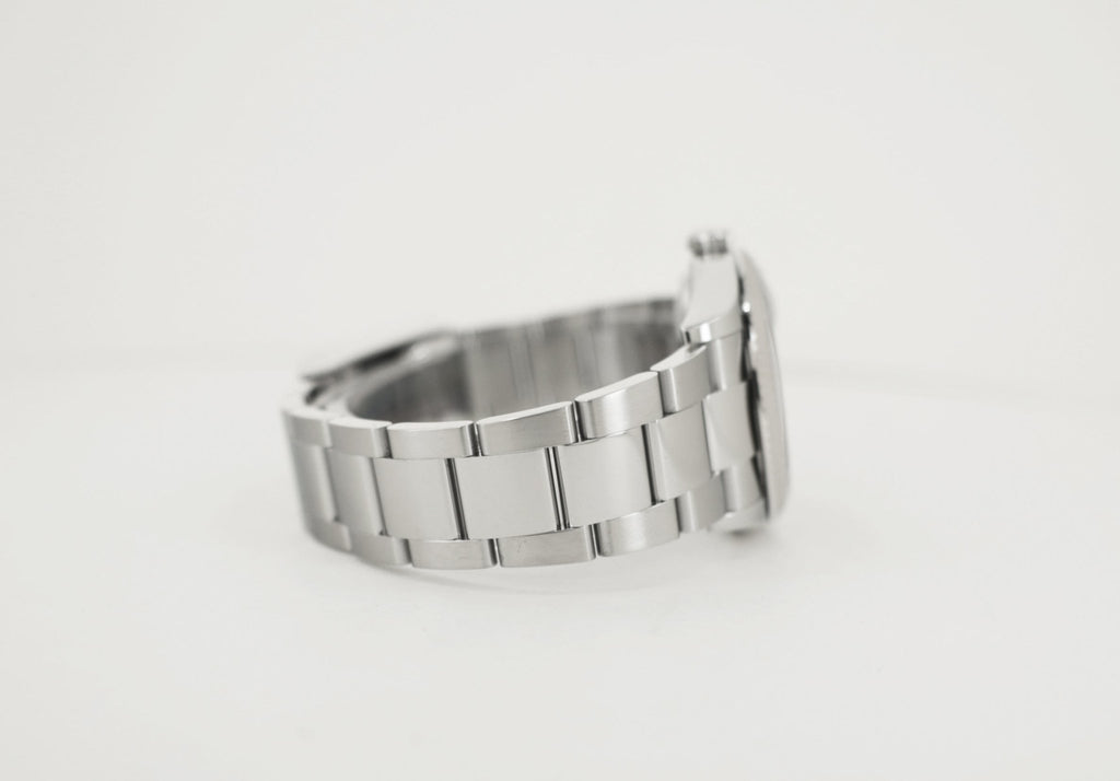 Rolex Steel Datejust 36 Watch - Fluted Bezel - Black Index Dial - Oyster Bracelet - 126234 bkio - Luxury Time NYC