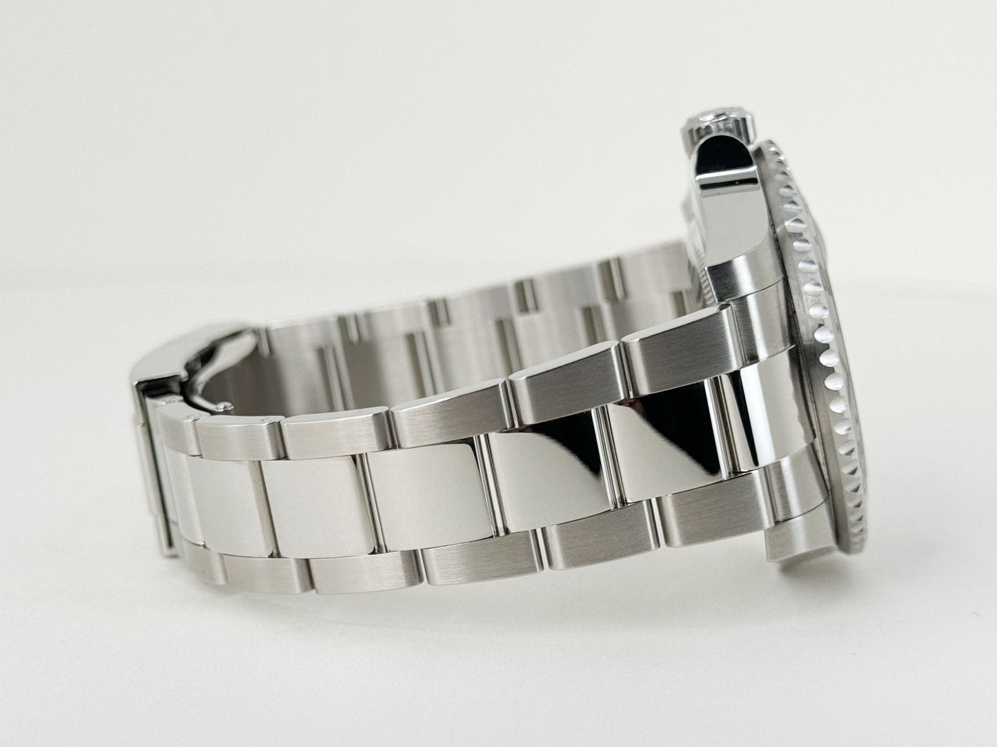 Rolex Steel GMT-Master II 40 Watch - Batman - Black Dial - Oyster Bracelet - 126710BLNR - Luxury Time NYC