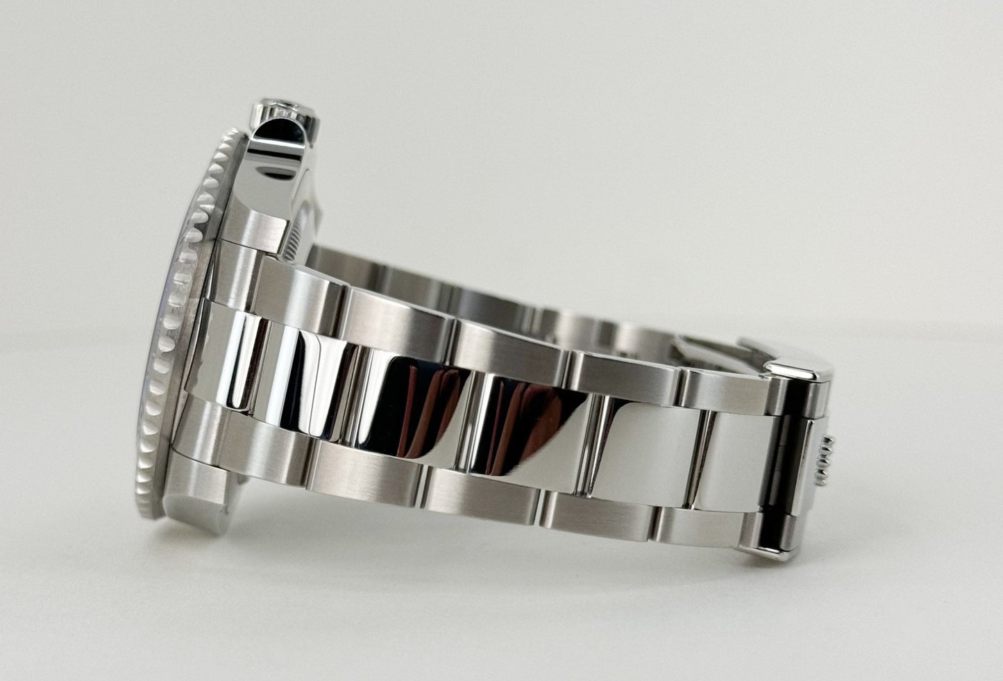 Rolex Steel GMT-Master II 40 Watch - Batman - Black Dial - Oyster Bracelet - 126710BLNR - Luxury Time NYC