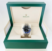 Load image into Gallery viewer, Rolex Steel GMT-Master II 40 Watch - Batman - Black Dial - Oyster Bracelet - 126710BLNR - Luxury Time NYC