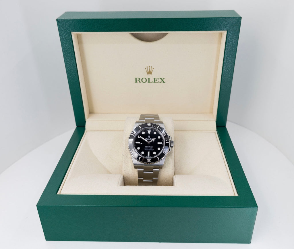 Rolex Steel Submariner Watch - Black Dial - 2020 Release - 124060 - Luxury Time NYC