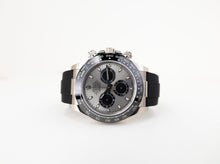 Load image into Gallery viewer, Rolex White Gold Cosmograph Daytona 40 Watch - Steel Index Dial - Black Oysterflex Strap - 116519LN stbkof - Luxury Time NYC