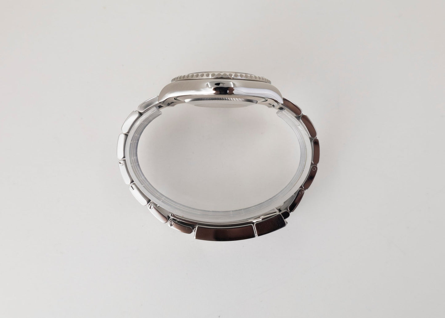 Rolex Yacht-Master 40 Stainless Steel Dark Rhodium Dial Platinum Bezel Oyster Bracelet 116622 - Luxury Time NYC