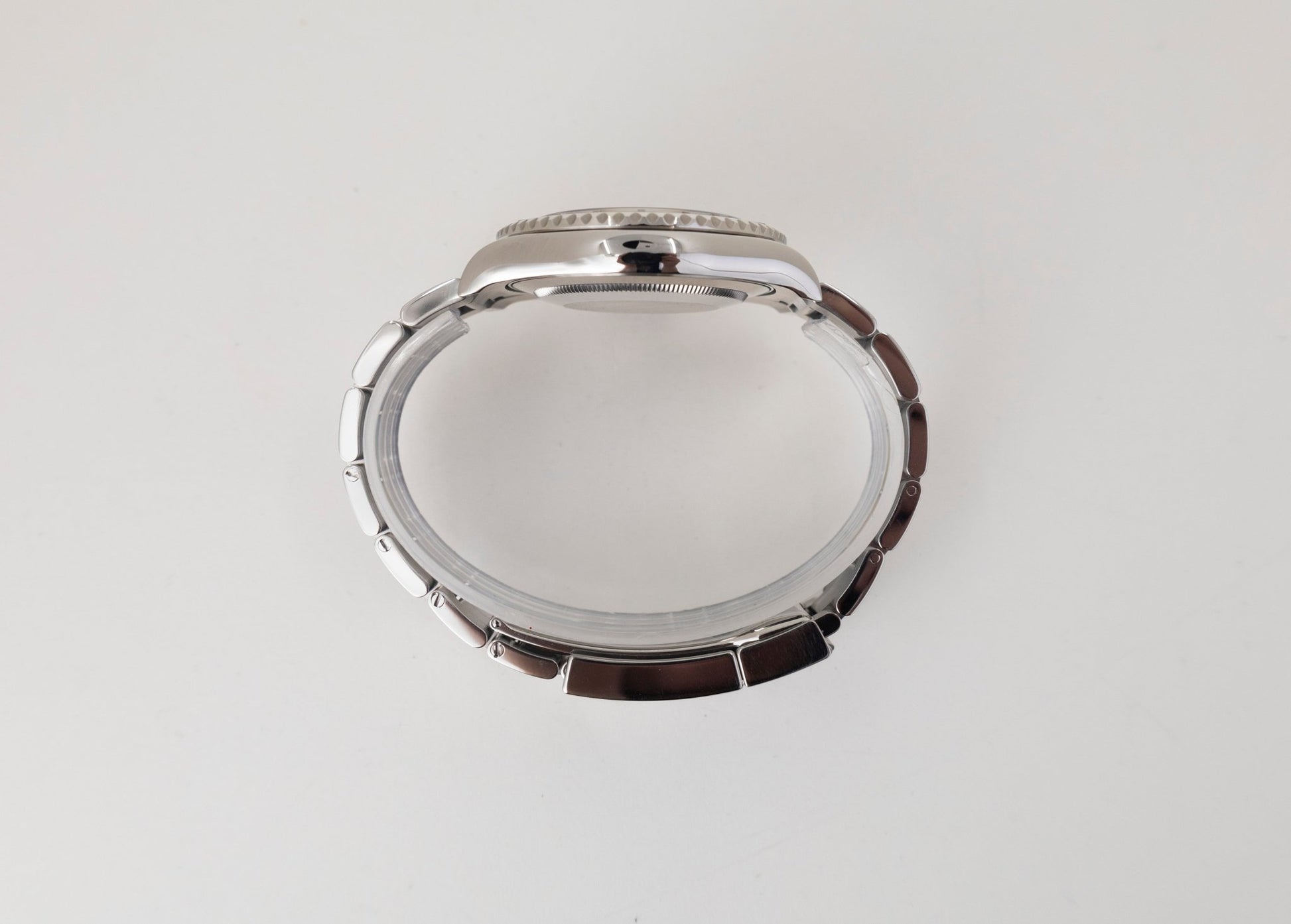 Rolex Yacht-Master 40 Stainless Steel Dark Rhodium Dial Platinum Bezel Oyster Bracelet 116622 - Luxury Time NYC