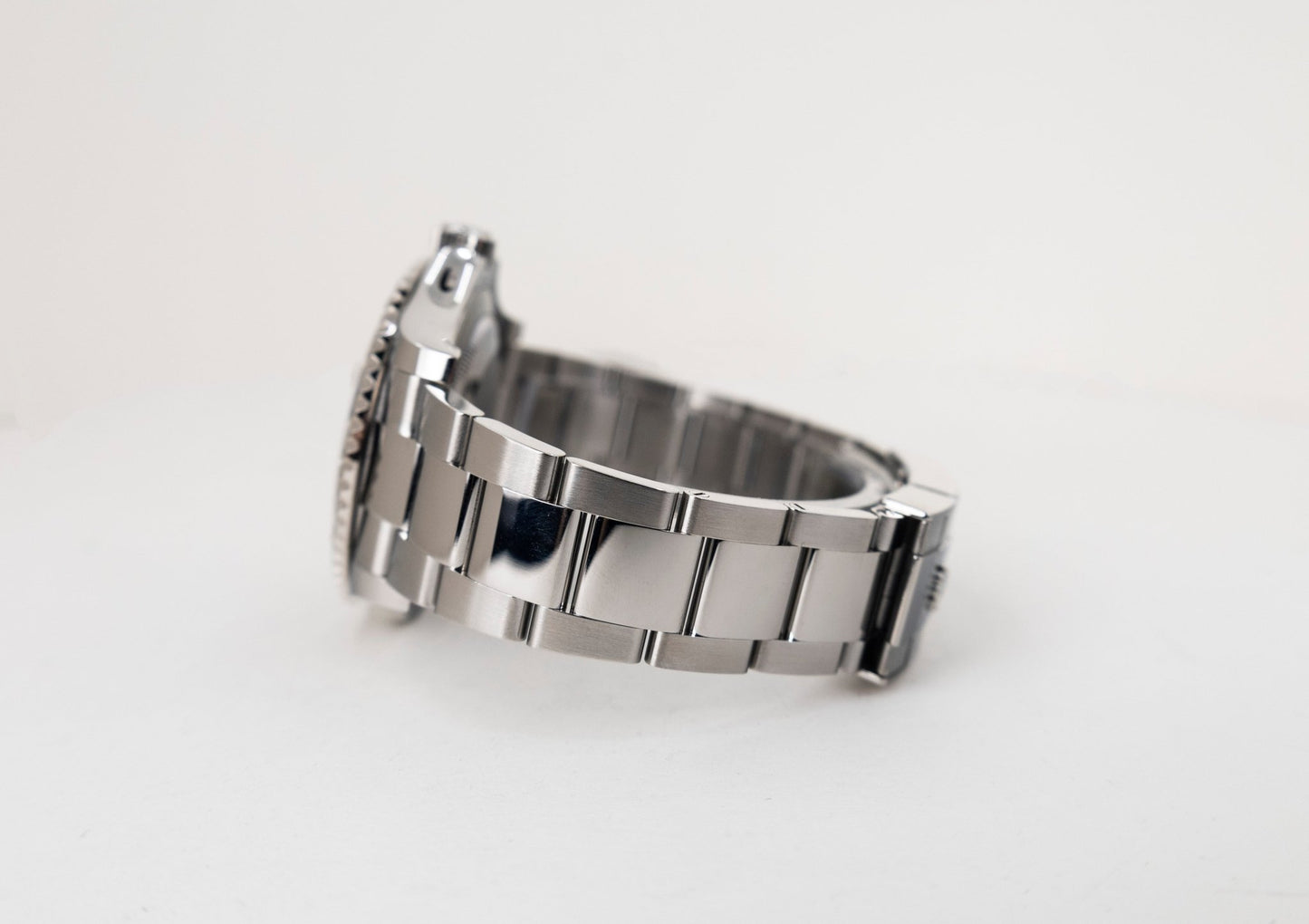 Rolex Yacht-Master 40 Stainless Steel Dark Rhodium Dial Platinum Bezel Oyster Bracelet 116622 - Luxury Time NYC