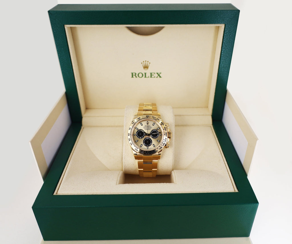 Rolex Yellow Gold Cosmograph Daytona 40 Watch - Champagne And Index Dial - 116508 chbki - Luxury Time NYC